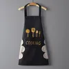 Aprons Hand wiping kitchen Household Cooking Men Women Oil proof Waterproof Adult Waist Fashion Coffee Overalls Wipe Hand 230307