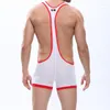 القنوات الصغيرة رجال مثيرة شبكية bodysuit jockstrap ملابس داخلية مصارعة يوتار المفردة