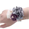 Wedding Flowers Bouquets For Brides/Flower Girls Wrist Flower Brooch Hand Bouquet Bridesmaid Accessary Cor 7Cm Drop Delivery Party E Dhbkz