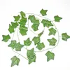 Decoratieve bloemen 2m Home Decor Artificial Ivy Leaf Garland planten Vine nep gebladerte klimplant groene rattan krans