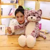 Plush -poppen 50/70/90 cm Kawaii Cat Plush speelgoed Gesoffd dieren Leuke pluizige langbeen Cat Doll Soft Kids Toy Child Birthday Present Xmas cadeaus 230307