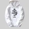 Men's Hoodies Basketball Imperial Crown Keep Calm Ball Is Life Man Boys Hoodie Couple Clothes Autumn Winter Fleece ZIIART