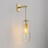 Duvar lambaları Modern Kristal Vintage Antika Banyo Aydınlatma Kore Odası Dekor Penteadaira Camarim Mum Lamba Işık Retro