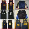 2023 New Basketball 30 Stephen 3 Poole Curry Jersey With 6 Patch 11 Klay 22 Andrew Thompson Wiggins Draymond 23 그린 블랙 유니폼 남성 여성 Youth Kids Boys 사이즈 S-XXL