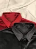 Men's Casual Shirts IEFB Long Sleeved Shirt Korean Fashion Top Solid Color 2023autumn Turn down Collar Satin Sleeve 9A4570 230306