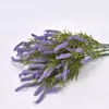 Dekorative Blumen 1 Stück Lavendel künstliche romantische Provence gefälschte Pflanzen Kunststoff Hochzeitsvase für Wohnaccessoires