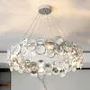 Żyrandole nowoczesne żyrandol LED na salon luksusowy szklany lampka wisząca dekoracje domu