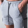 Shorts pour hommes Short de course d'été hommes lettre imprimer taille élastique Jogging gymnase Fitness Shorts séchage rapide entraînement Shorts décontracté és pantalon mâle 230307