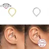 Charm CANNER Exquisite Charm Small 925 Sterling Silver Piercing Cartilage Stud Earrings for Women Men Earings Nose Ring Fine Jewelry G230307