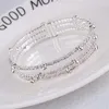 bracelet à main Bracelets pour femmes bracelets plaqués en or amour personnalisé multicouche ouvertures de forage complet bracelet liaison chaîne love designer femmes 01