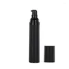 Opslagflessen 100 stcs 15/30/50 ml zwarte airless vacuüm shampoo lotion spray navulbare lege plastic container