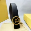 Fashion Belt Mens Designer Belt Classic Fashion Smooth Buckle Womens Belt Bredd 3,8 cm med låda