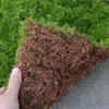 Декоративные цветы 1pc имитация Flocking Moss Block Rockery Turf Lawn Diy Искусственная трава имитация зеленого растения украшение