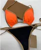 Summer Sexy Dwuczęściowe bikini dla kobiet w stroju kąpielowym z literami perspektywa moda stroje kąpielowe Kąpiel Kąpiel Multi Style S-310L