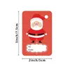 Gift Wrap 250Pcs Merry Christmas Sticker Rectangle Handmade Card Box Package Santa Thank You Label Sealing Stickers Wedding Party Supplies