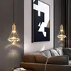 Luxury Diamond Crystal Pendant Lights Nordic Restaurant Bedroom Lamp Luminaire Suspension Decoration Salon Hanging Lamp