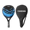 Tennisracketar Comewin Beach Tennis Racket Professional Padel Carbon and Glass Fiber Padel Tennis Rackets Soft Face Paddlar Racket med väskor 230307