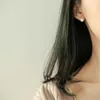 Charm Huitan Novel Design Women Stud Earrings Shiny CZ Delicate Flower Earrings Wedding Party Fancy Girl Accessories Statement Jewelry G230307
