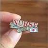 Pins Brooches 100Pcs Bandaid Doctor Pins Medical Hospital Metal Badge Gift Wholesale First Aid Kit Enamel Lapel Pin And Brooch Red Dhovr