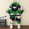 Ensembles de vêtements de style coréen vêtements bébé garçon 2 8 ans Spring Automne Suit Fashion Veste de mode Pant