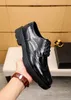 새로운 2023 Mens 패션 드레스 신발 클래식 정품 가죽 아파트 남성 사무실 작업 공식 옥스포드 브랜드 디자이너 파티 웨딩 신발 크기 38-45