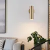 Muurlamp moderne luminaria led houten gangpad woonkamer bedmonkey de parede
