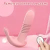 Vibratorer Dildo Vibrator för kvinnor Anal Sex Toy Telescopic Rotating Vagina G Spot Massage Clitoris Stimulator Remote Vibrating Masturbator 230307