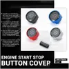 Other Interior Accessories Car Styling Engine Start Stop Switch Button Sticker For 1 2 3 4 5 6 7 Series F20 F21 F22 F23 F30 F34 F10 Dher0