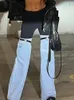 Женские брюки s Eshin Design Sense Splicing Jeans, весна 2023, прямые широкие брюки с высокой талией, модные, шикарные женские TH1098 230308