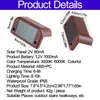 LED LED Solar Wall Lights IP65 مقاوم للماء في الهواء الطلق مسارات Gardenn Pathways الدرج خطوات السياج للسلالم الخطوة مسار الممرات حدائق Oemled Oemled