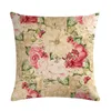 Pillow Garden Summer Flores naturais Folhas Botânica Jungina tropical Floral Pattern Cover Decor Sofá Case Zy975