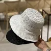 Szerokie brzegowe czapki wiadra kapelusz przez przezroczysty koronkowy kwiat cekin plażowy panama czapki modne koreańskie czapki oddychające fisherman czapki solidne basenowe czapki R230308