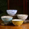 Bowls 7inch Jingdezhen Ceramic Soup Bowl Chinese Court Style Tableware Fruit Salad Mixing Home Kitchen Dinnerware Container