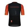 Racing Jackets Summer Cycling Jersey 2023 Kort ärm Mtb Road Cykel TOPS BEACHABLE Mountain Bicycle Shirts Män bär Ropa Maillot Ciclism