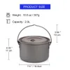 Camp Kitchen Widesea Camping Dailware Sware Set Tourism Catron Outdoor Cooking Pot для пикника для пикника поход 230307