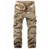 Herenbroeken laadbroek mannen casual multipockets heren militaire tactische broek rechte lange broek 2022 lente herfst outdoor hiking z0306