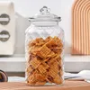 Storage Bottles Jars Transparent Glass Sealed Jar Food Grade Candy Jar Honey Bottle with Lid Storage Jar 950ml Candy Box Kitchen Storage Supplies J230301