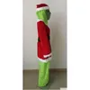 Feestmutsen The Green Monster Christmas Cosplay Costume Outfits With Mask Props Xmas Gift Drop Delivery Home Garden Feestelijke voorraden DHG5U