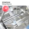 ZONESUN Industrial Equipment 10L Powder Mixer Flour Grains Stainless Steel Paste Blender House Blending Machine Pretreatment for Production ZS-CH10