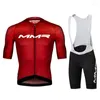 Set da corsa 2023 Mmr Maglia da ciclismo Set Abbigliamento da bicicletta traspirante Abbigliamento da bici da equitazione Sport a maniche corte Ropa Ciclismo