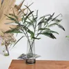 Decorative Flowers Persian Leaf Artificial Plants For Home Decor Fake Fern Leaves Planting Pots Decoration Accessories Greenery