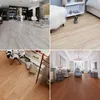 Wall Stickers 10 Pcs Wood Grain PVC Floor Waterproof Self adhesive for Kids Room Living Bedroom Toilet Kitchen Home Renovate Decor 230307