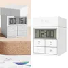 Uhren Zubehör Andere 3-in-1-Digitalbildschirm-Küchentimer Elektrischer quadratischer Koch-Count-Up-Countdown-Wecker zum Lernen, Arbeiten, Schlafen