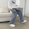 Men's Jeans Hip Hop Jeans Men Baggy Cargo Pants Casual Big Pocket Denim Trousers Vintage Plus Size Bottoms Fashion Streetwear Y2K Clothing 230308