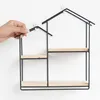 Bathroom Storage & Organization Iron Shelf Home Decoration In House Wall Mount Box Year'S Gift Birthday Party White