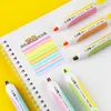 Highlighters 1pc قلم تمييز Highlight 2 في 1 علامات الفلورسنت قابلة للسحب قابلة للسحب لعلامة الرسم العالي Doodling J230302