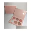 Bronzers Highlighters Makeup Eyeshadow Palette 4 Färger Blush Eye Shadow 6Color Drop Delivery Health Beauty Face Dhmkj