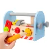 Tools Atelier Boîte à outils Boîte à outils Play Play Set Montessori Children Toy for Boys Disassement Vis Assemblage Simulation Réparation Tool Carpenter 230307