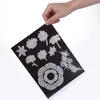 Storage Bags 20pcs/set 0.5mm Thick Rubber Soft Magnet Sheets & Cutting Dies For DIY Clear Stamps Embossing Organizer