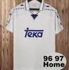 Raul Beckham Home Retro Soccer Jerseys Alonso Seedorf 02 03 04 05 06 07 13 14 Zidane Cannavaro R.Carlos Kaka 'Madrids Away Football Shirt 1996 1997 Futbol Jersey Size S-XXL